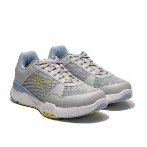KURU Light Gray Sneakers with Pale Blue Interior
